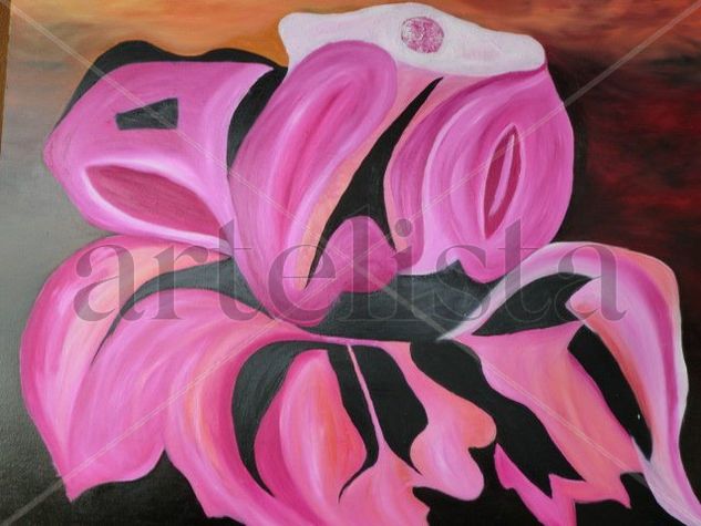 Primavera Oil Canvas Floral Painting