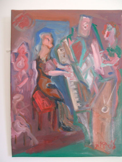 Tocando el piano