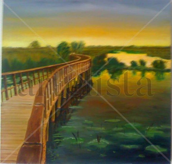 tablas de Daimiel Oil Canvas Landscaping