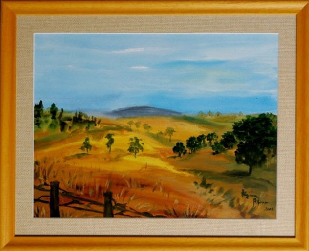 Sertão mineiro Oil Canvas Landscaping