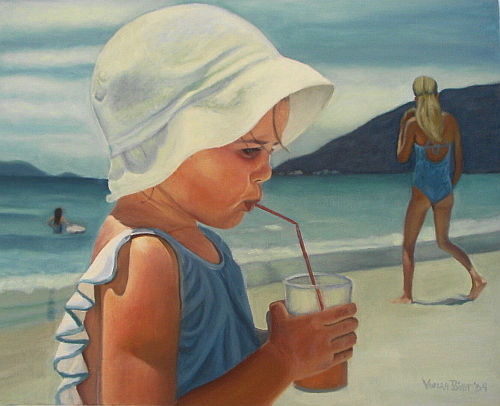 Catalina Oil Canvas Portrait