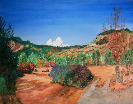 pedraforca Oil Canvas Landscaping