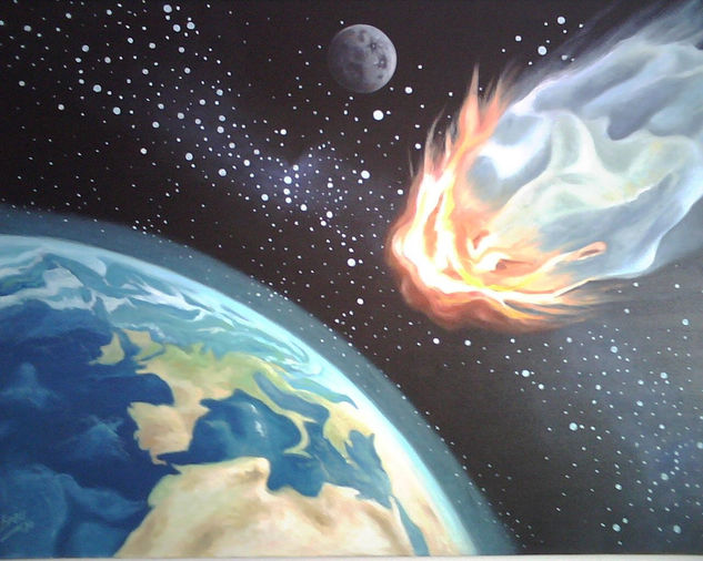 Asteroide Inofensivo Oil Canvas Landscaping