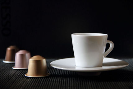 Taza cafe que agita