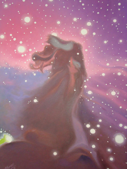 Nebulosa Cabeza de Caballo Oil Canvas Landscaping