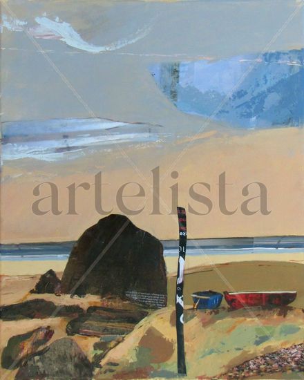 Marea Baja Mixed media Canvas Landscaping