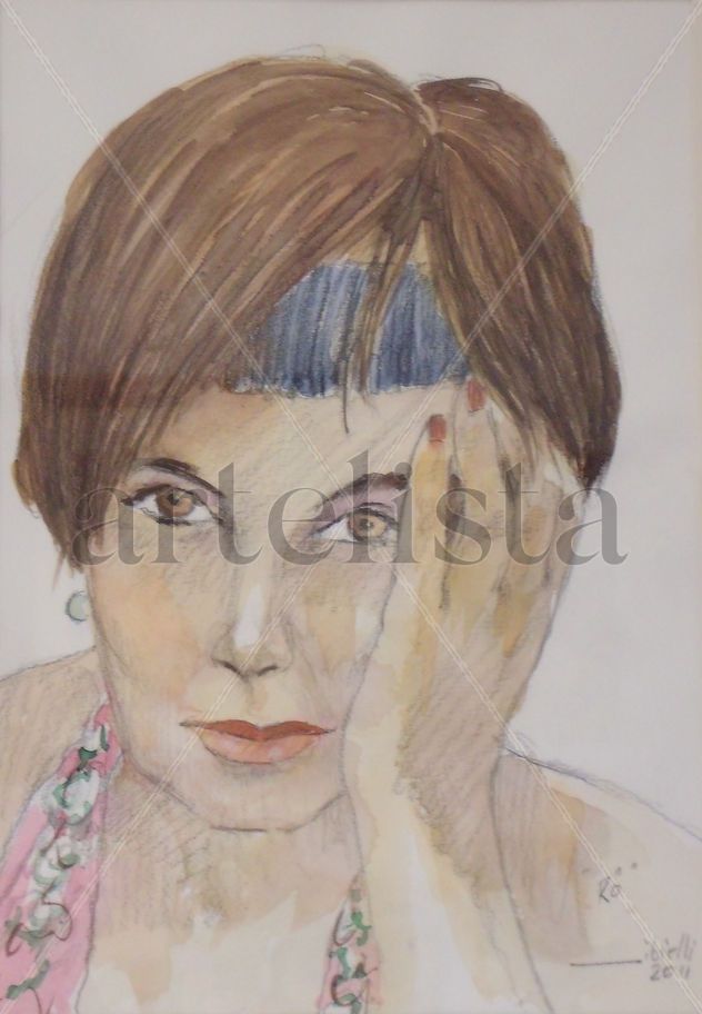 Rô pensativa