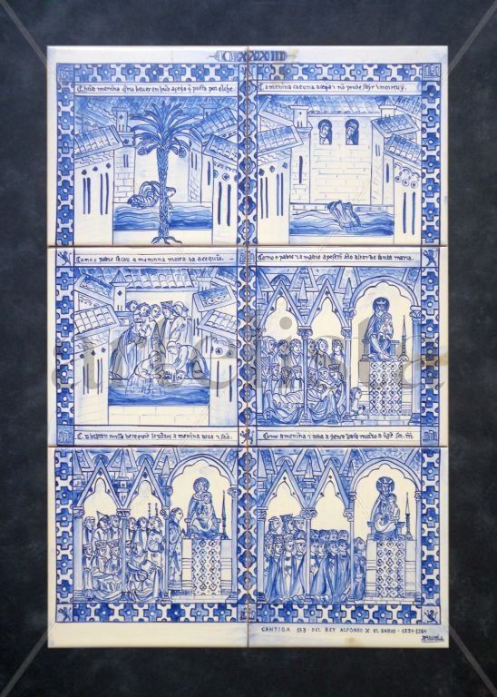 Cantiga de Alfonso X El Sabio de un Milagro en Elche S.XIII