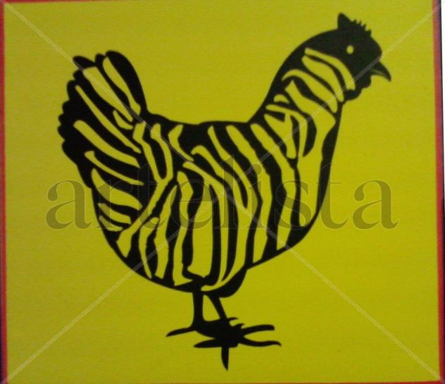 gallinas cebra