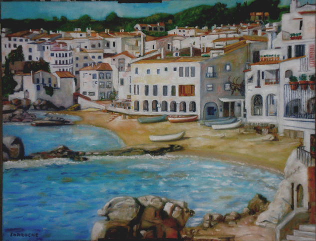 calella (girona) Oil Canvas Landscaping