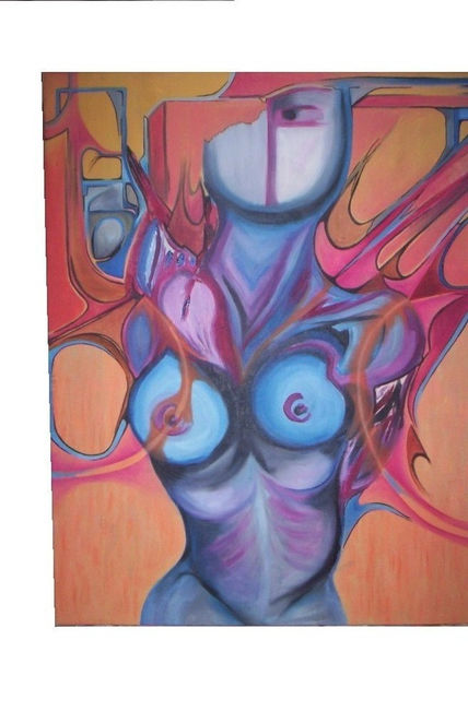 Busto en azul