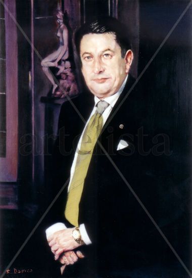 Paco Vázquez Óleo Lienzo Retrato