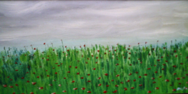 amapolas Oil Canvas Landscaping