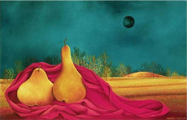 Pears under the moonlight 