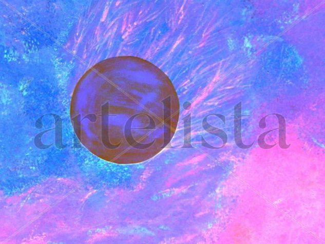 LUNA DE MUJER Acrylic Card Landscaping