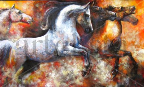 Manada de caballos
