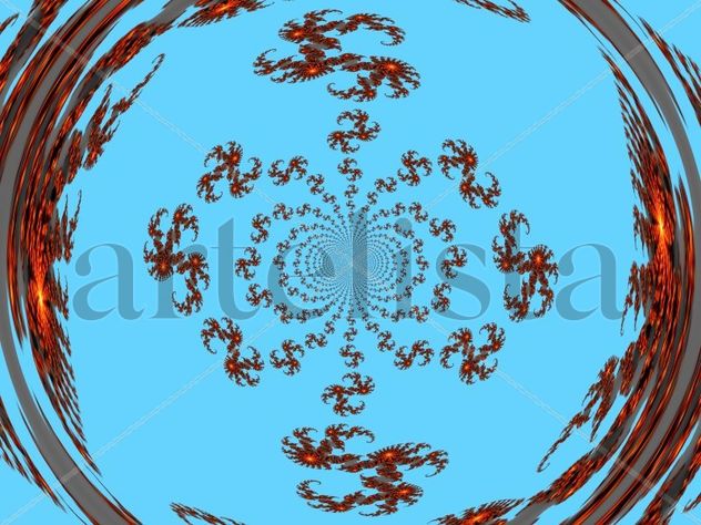 Circulo central de estrellas