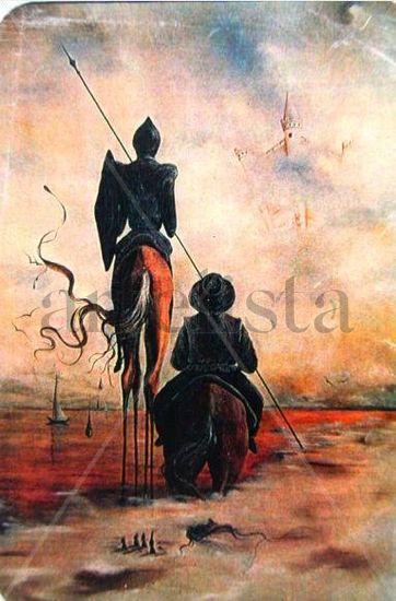 Fantasía del Quijote Oil Canvas Others