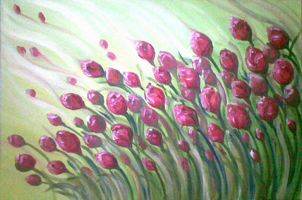 Tulipanes al viento...