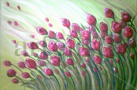 Tulipanes al viento...