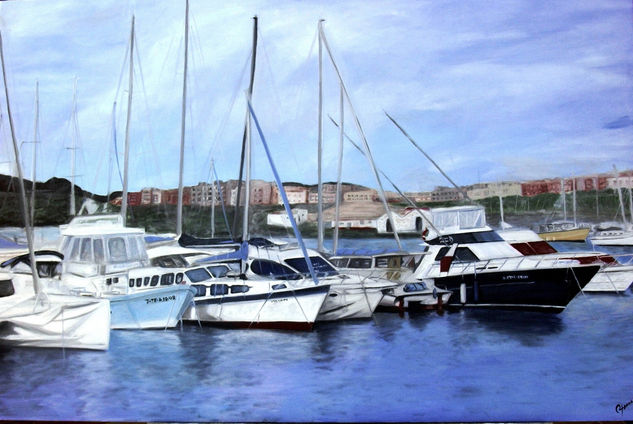 marina Óleo Lienzo Marina