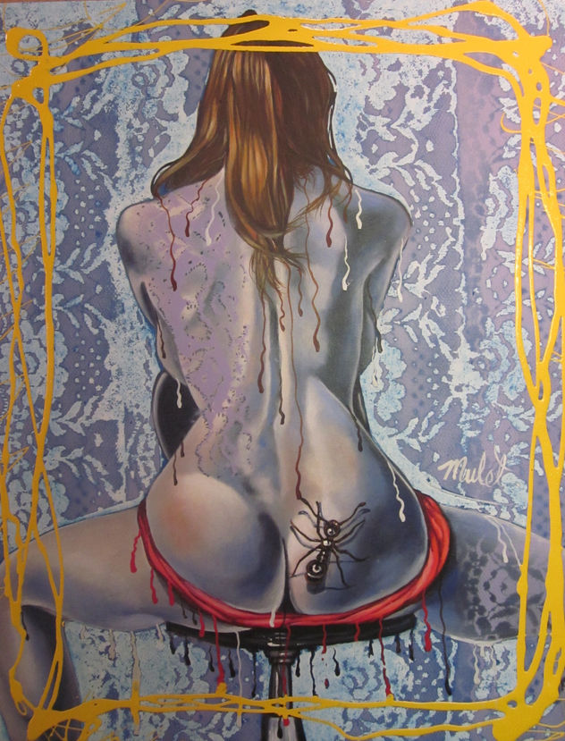 "Nude Facing Wall"