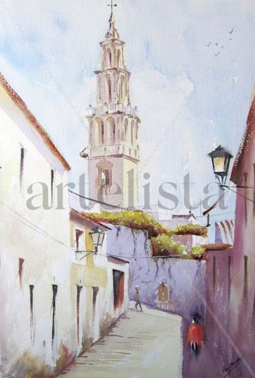 San Gil en Ecija Watercolour Paper Landscaping