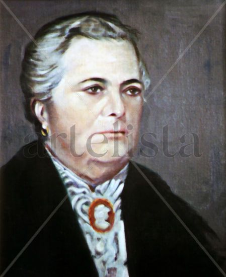 Mi suegra/Miña sogra/My mother in law Oil Canvas Figure Painting