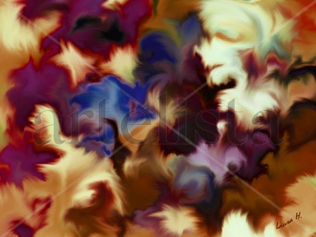 Plumas Conceptual/Abstracto Color (Digital)