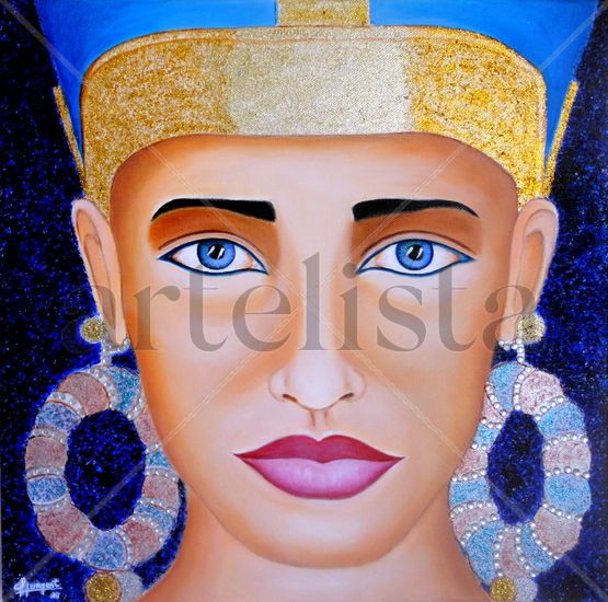 MIRADA DE EGIPTO Acrílico Lienzo Retrato