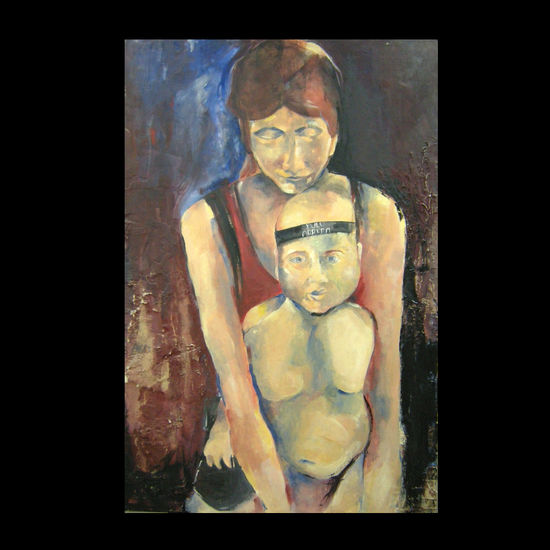 Mi mama es piquetera Others Panel Figure Painting