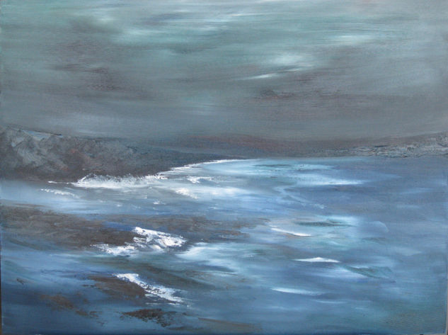 Nocturno II Oil Canvas Marine Painting