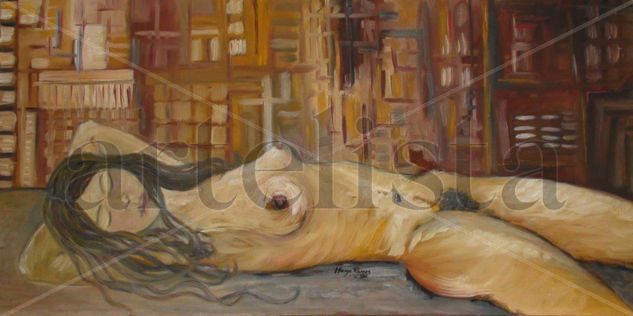 Sen roupa Oil Canvas Nude Paintings