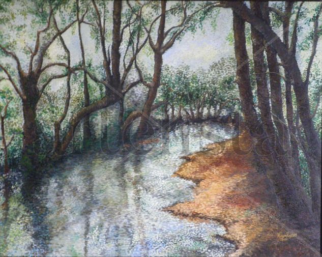 Río Miño Oil Canvas Landscaping