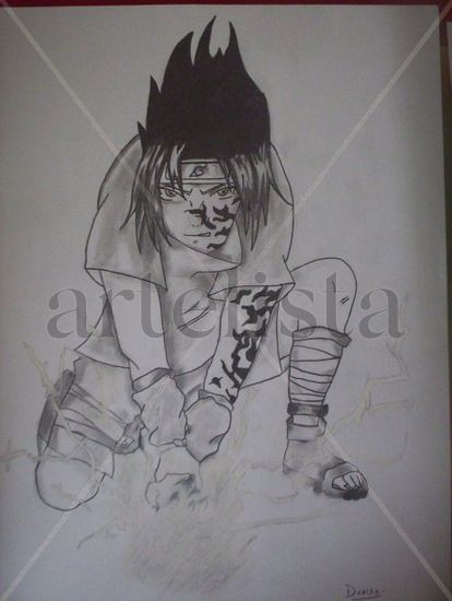 Sasuke Uchiha Grafito