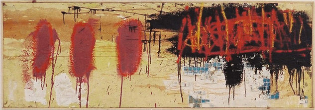 los amigos II "el regreso del compadre" Mixed media Panel Others