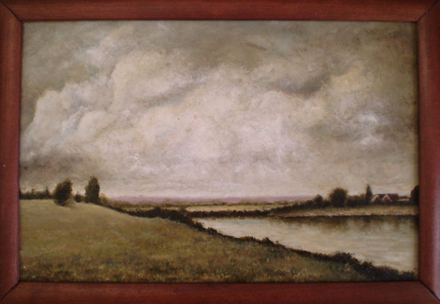 paisaje de campo Oil Panel Landscaping