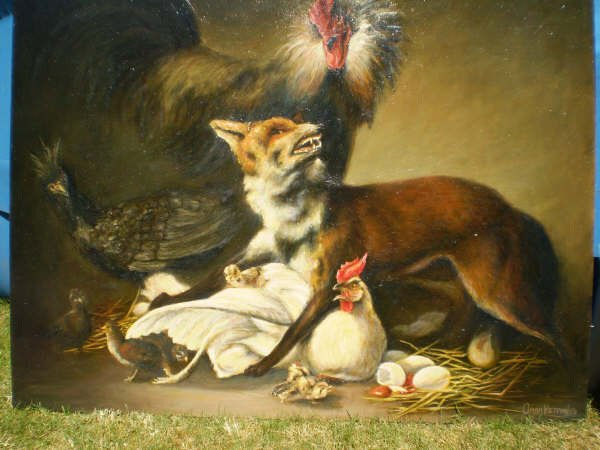 vida salvaje Oil Canvas Animals