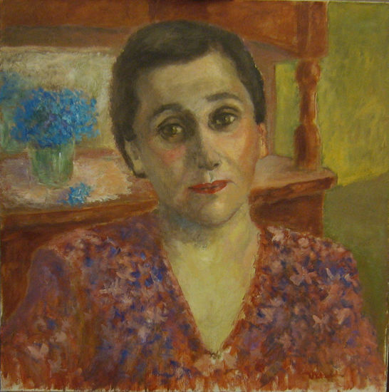 MARION Oil Textile Portrait