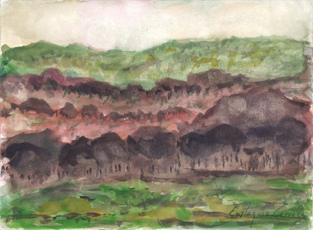 Paisaje de Elgecios Watercolour Paper Landscaping