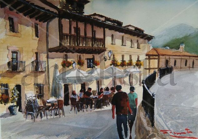 Frias-terraza Watercolour Paper Landscaping