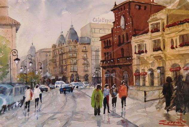 Calle de León Watercolour Paper Landscaping