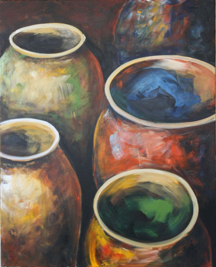 Rincón de almazara Oil Canvas Still Life Paintings