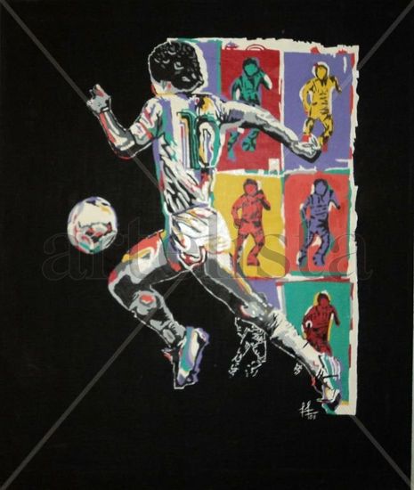 maradona Acrylic Textile Sports