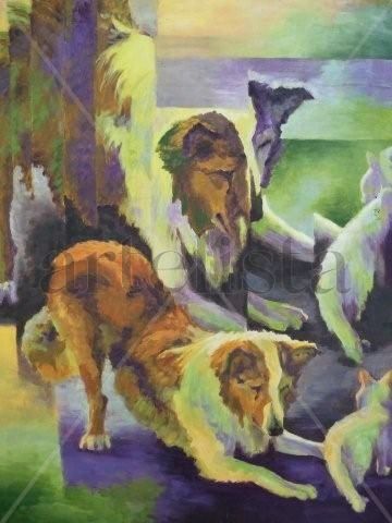 Lichi I Oil Canvas Animals