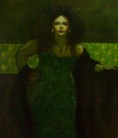 AVE DE NOCHE Oil Canvas Portrait