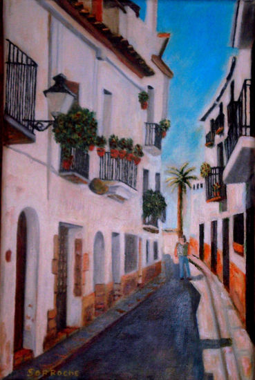 sitges Oil Canvas Landscaping