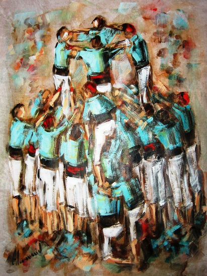 Castellers II Acrylic Others Others