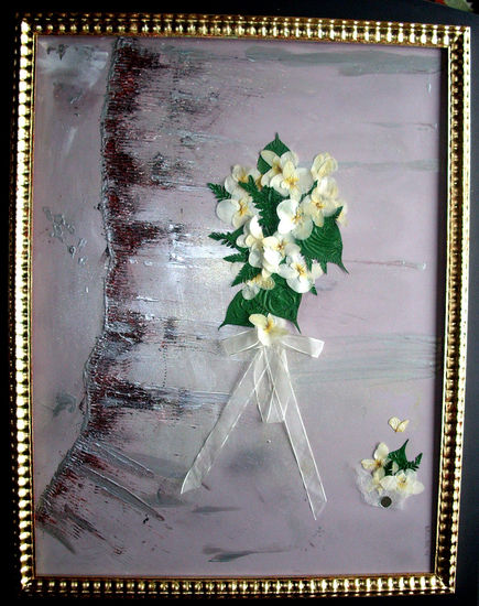 Cuadros ramos de novia Acrylic Panel Floral Painting