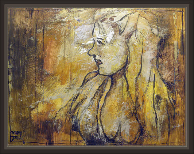 MUJERES-PINTURA-ARTE-RETRATOS-MUJER-RUBIAS-PINTOR-ERNEST DESCALS